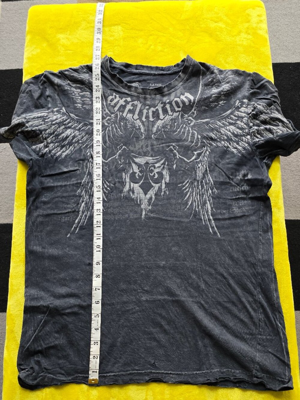 AFFLICTION Distressed T. MMA-Heavy Metal